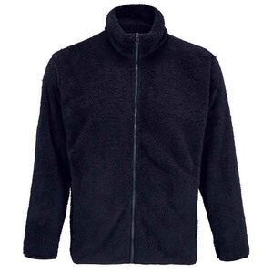 SOLS Unisex Adult Finch Fluffy Jacket / Navy